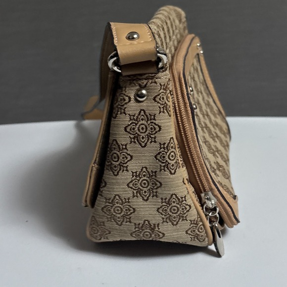 Vintage Liz & Co Baguette Brown Shoulder Bag Purse Small Retro 90s y2k - Picture 6 of 16